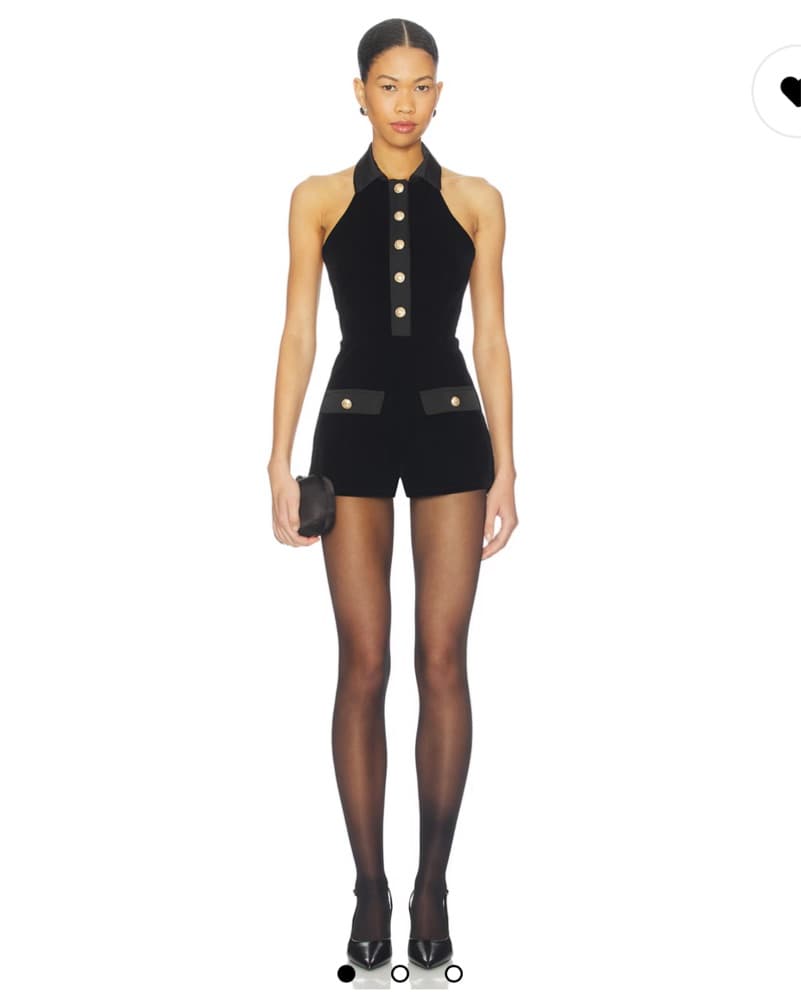 Revolve Velvet Jemma Romper - Image 1