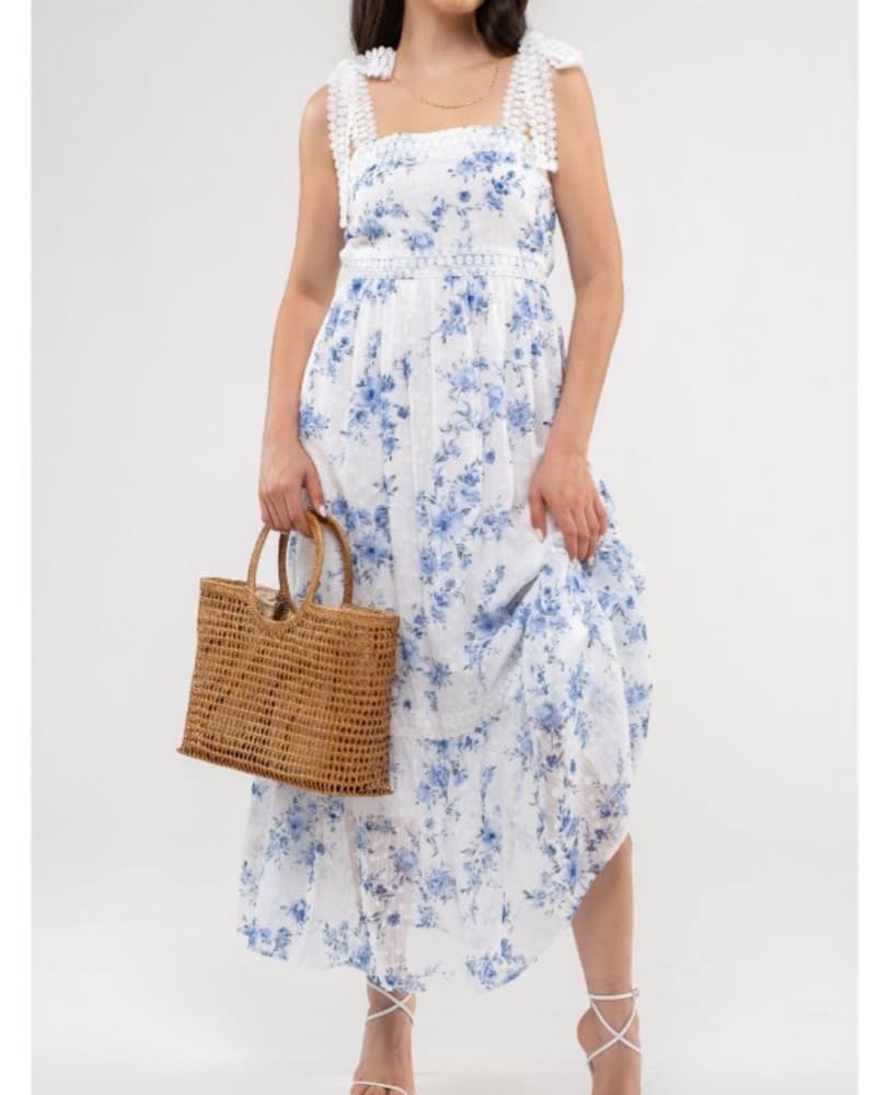 Floral Maxi Dress - Image 1
