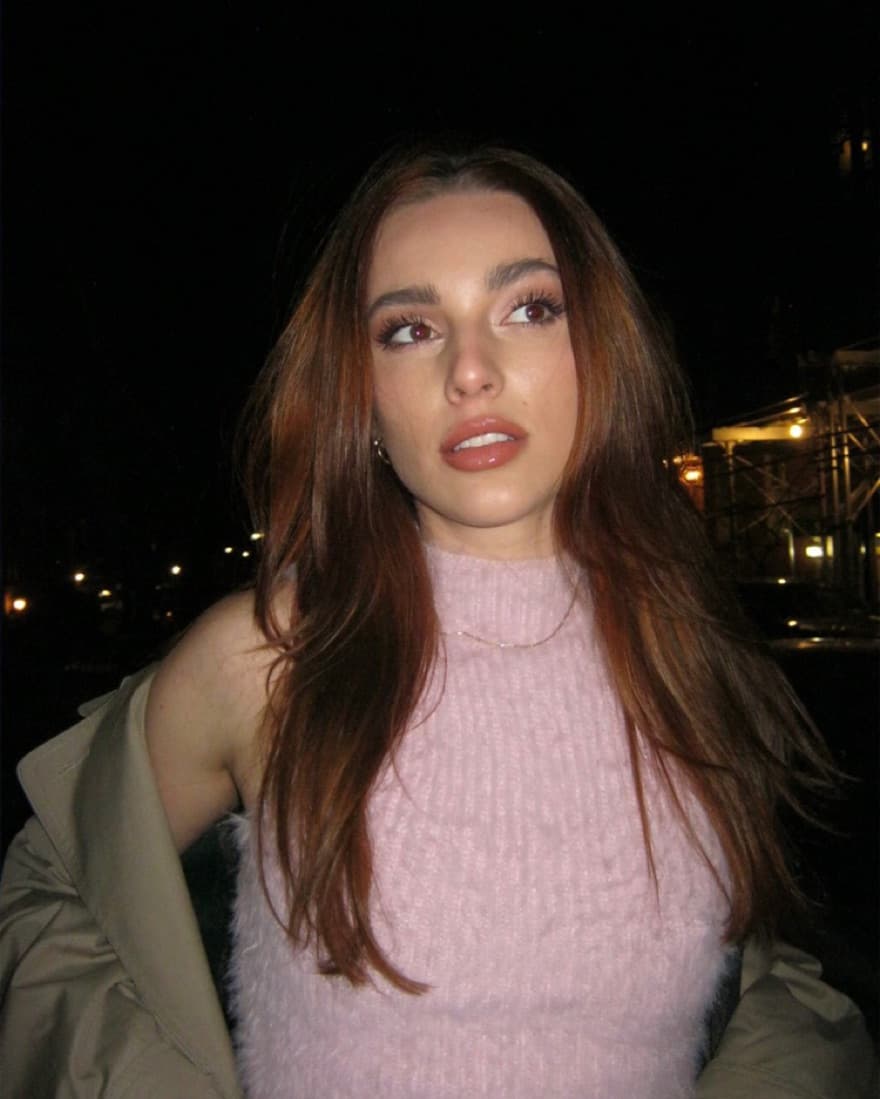 Pink Fuzzy Crop Sweater - Image 6