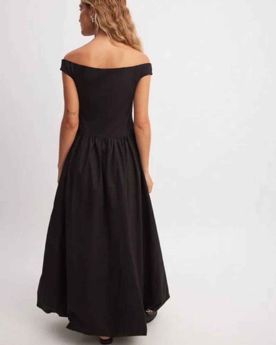Off The Shoulder Balloon Dress  - Image 3