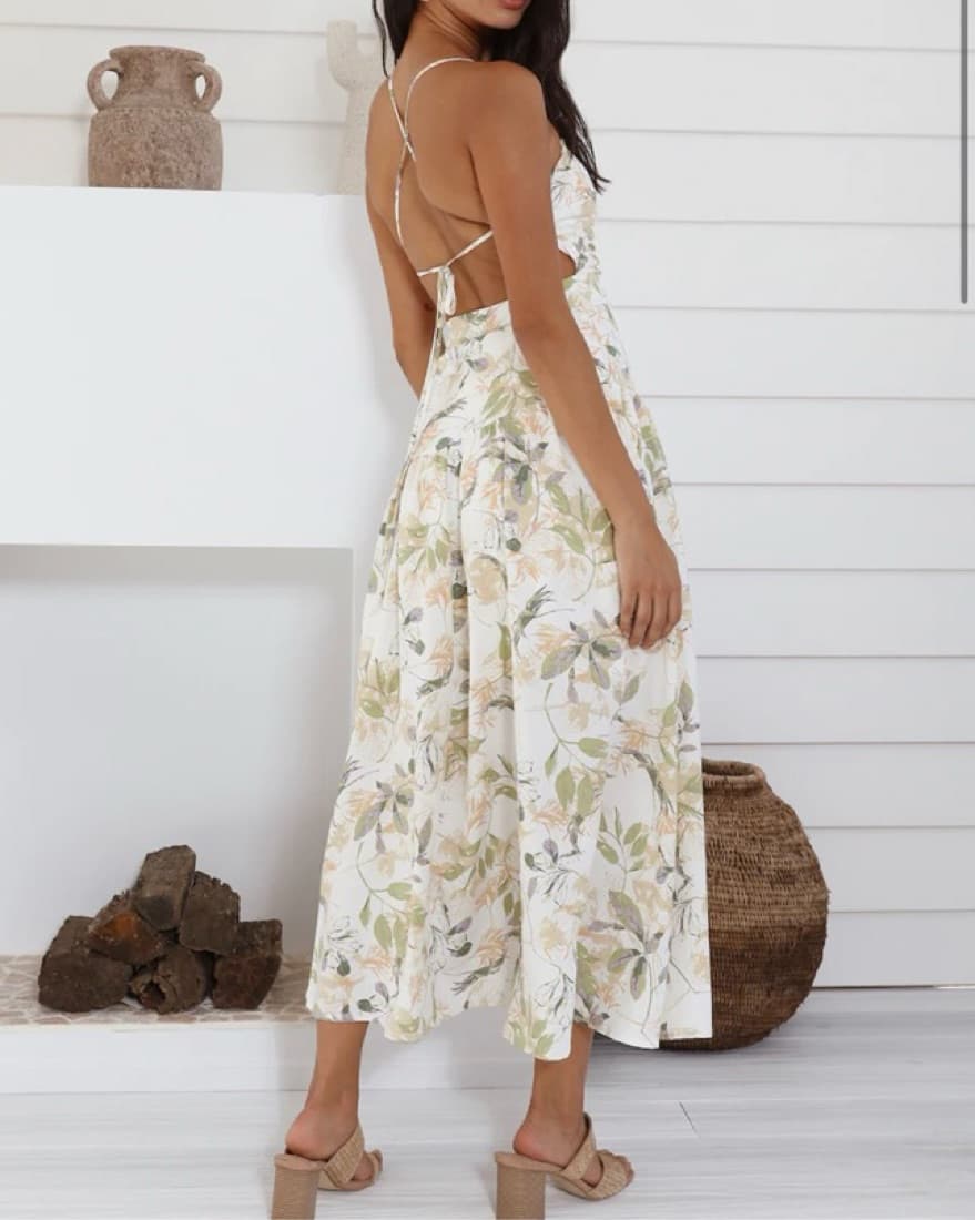 Fortunate One Olive Tree Maxi Green  - Image 3