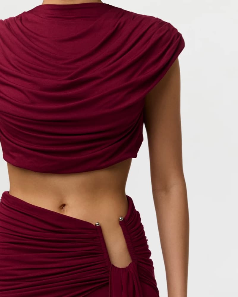 Sold Out Burgundy Naked Wardrobe Set - Image 4