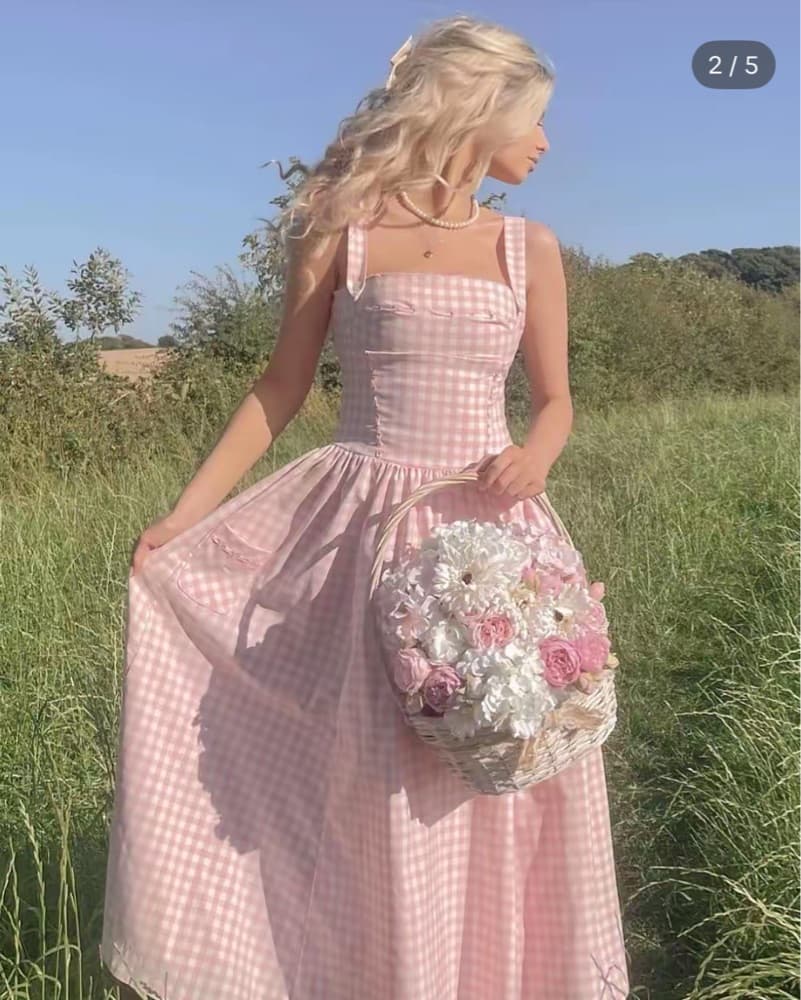 House Of CB Pink Vivien Dress MEDIUM - Image 3