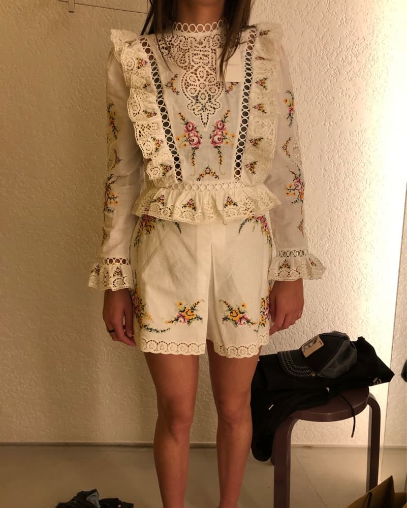 ZIMMERMANN Embroidered Floral Set - Image 3