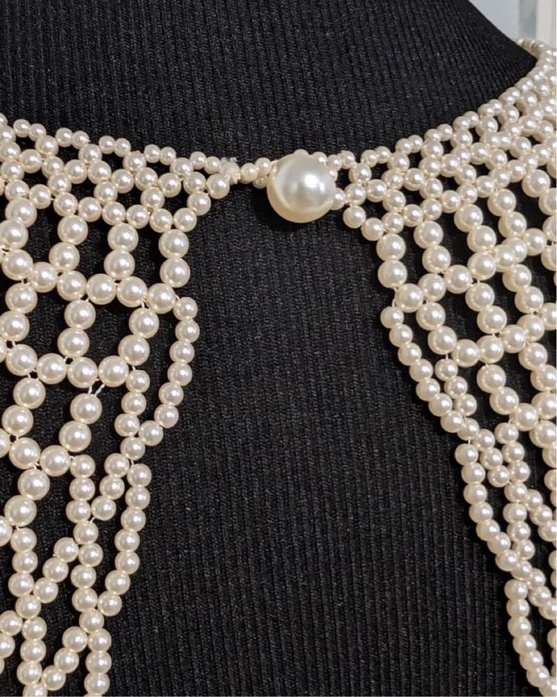 Vintage Pearl Shawl - Image 3