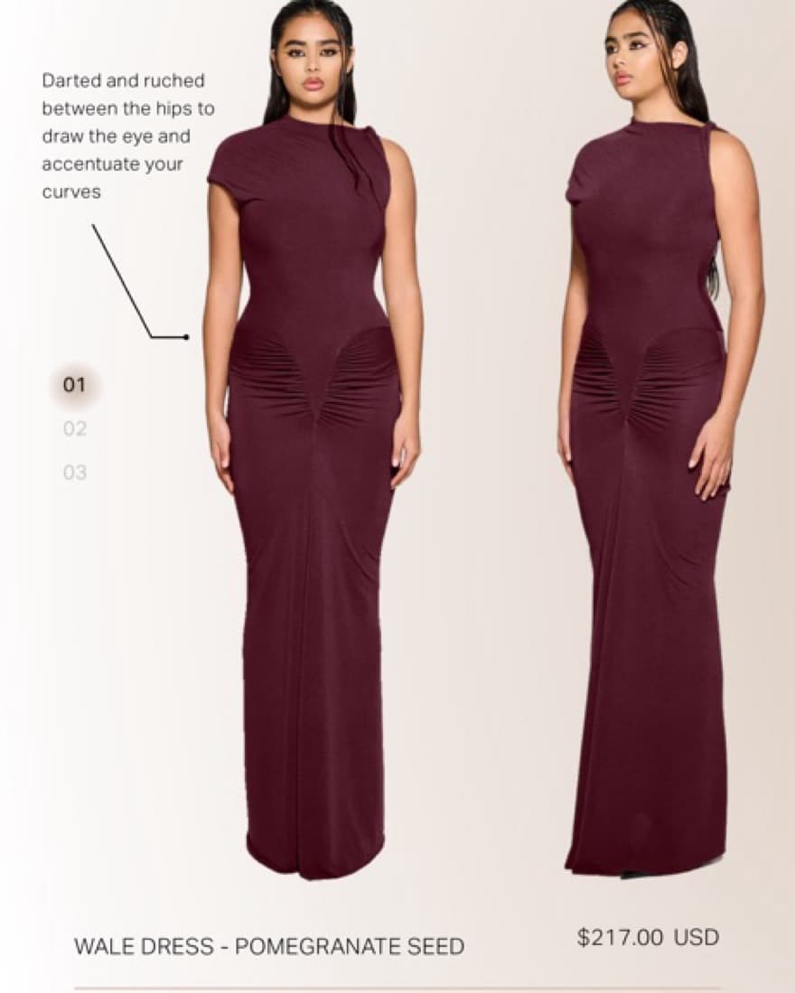 Coucoo Wale Dress Pomegranete Color NWT - Image 1