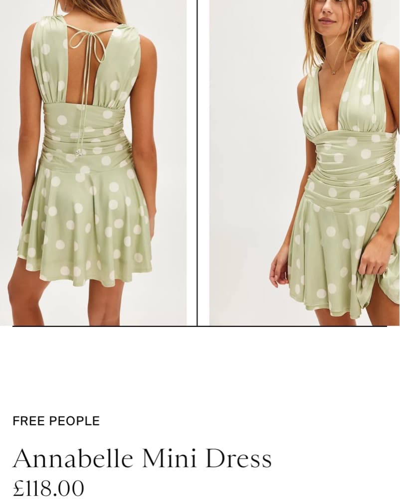 Annabelle Mini Dress - Image 1