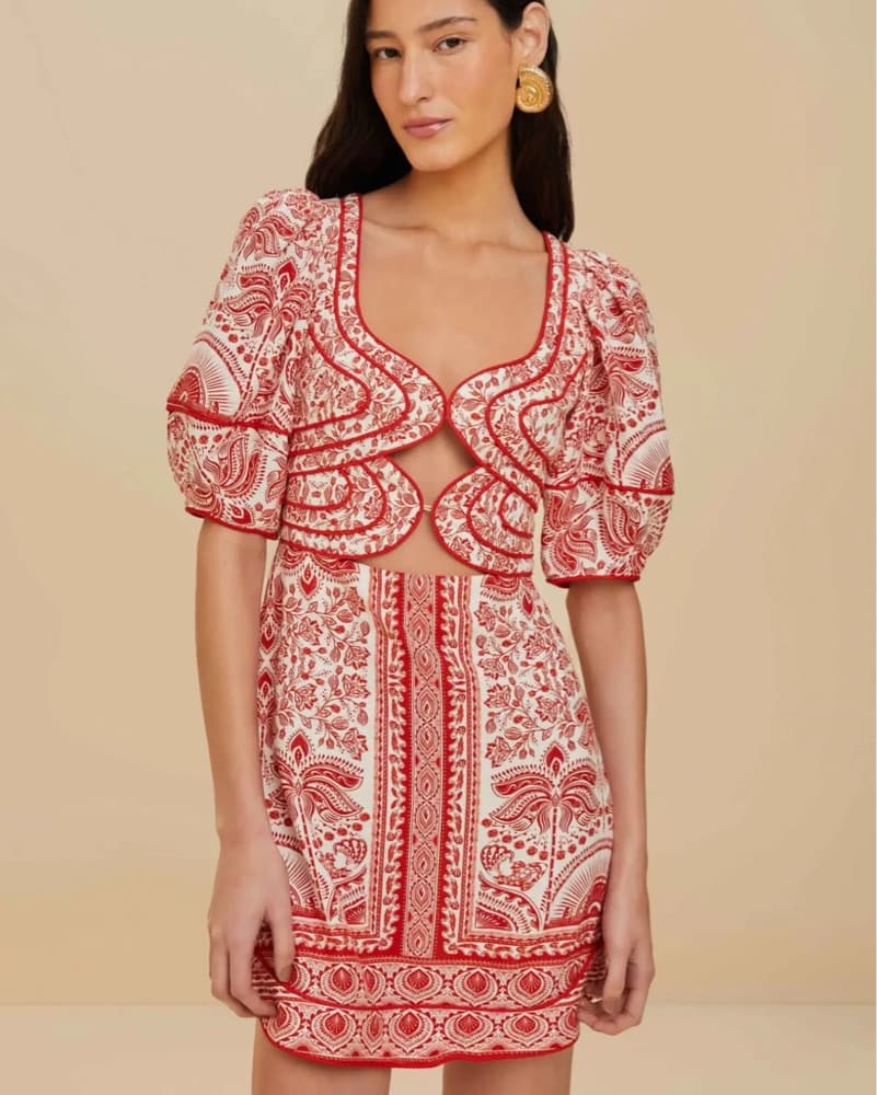FARM RIO River Ride cutout dress - Image 1