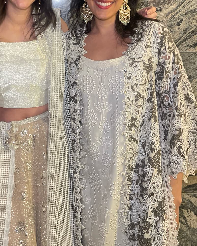 Indian/Pakistani Kurta Jacket Set - Image 6