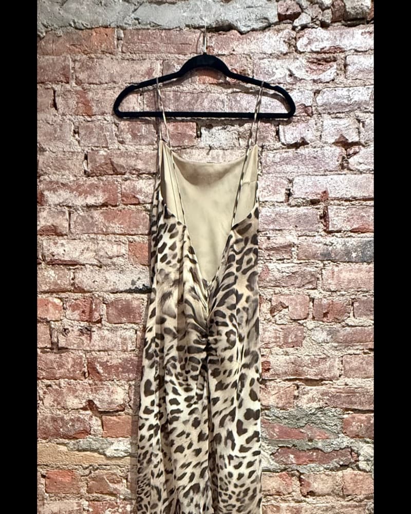 Leapard Print “Ninfea” Slip Dress  - Image 2