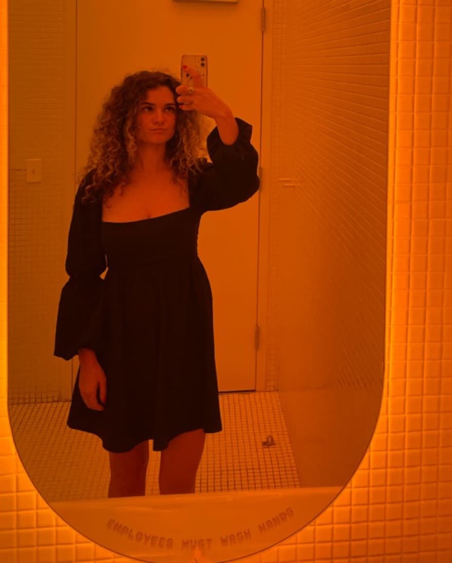 Reformation Black Michaela Dress - Image 3