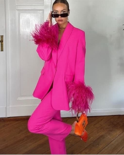 Zara Feather Blazer  - Image 3