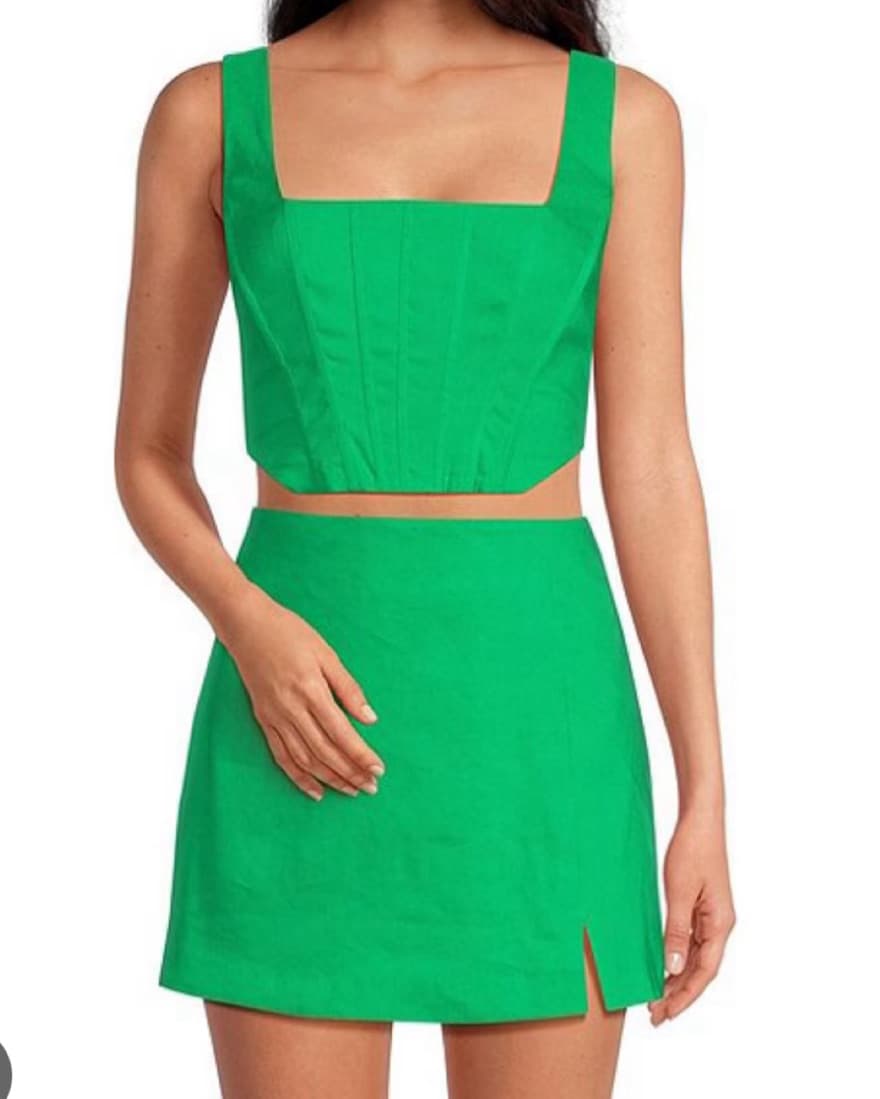 Gianni Bini Green MiniSkirt Set - Image 2