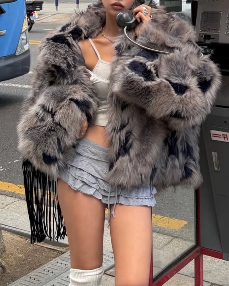 Jaded London Fur Coat  - Image 3
