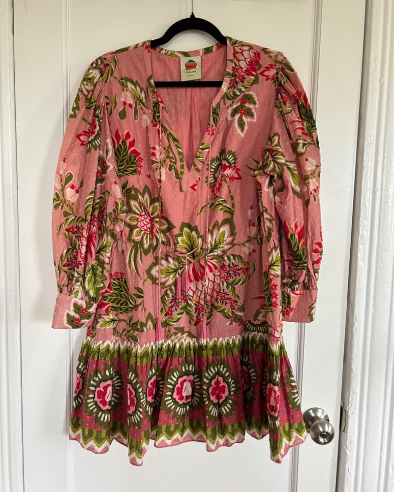 FARM Rio Aura Peasant Dress - Image 1