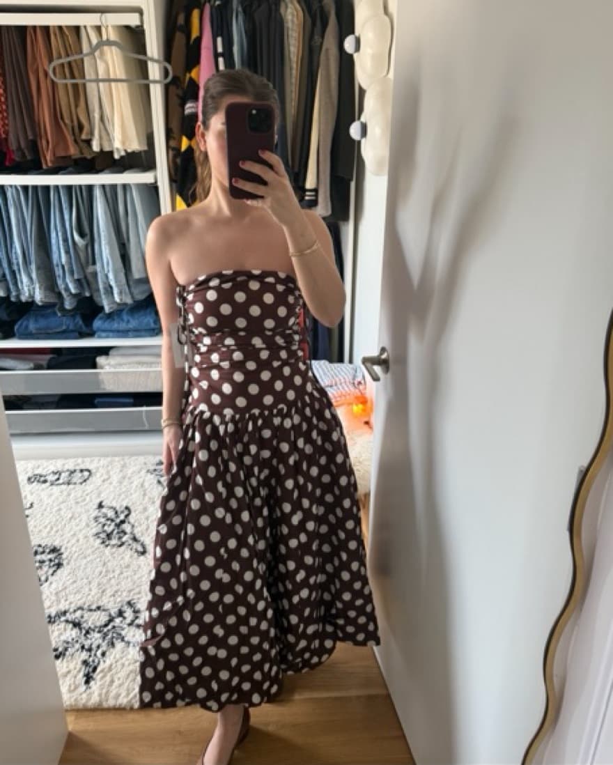 Polka Dot Puffball Dress - Image 2
