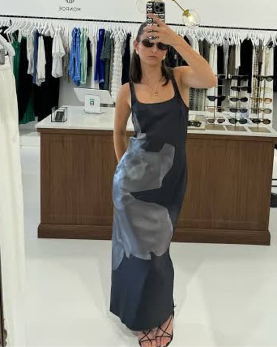 Samsoe Samsoe Black Slip Dress - Image 1