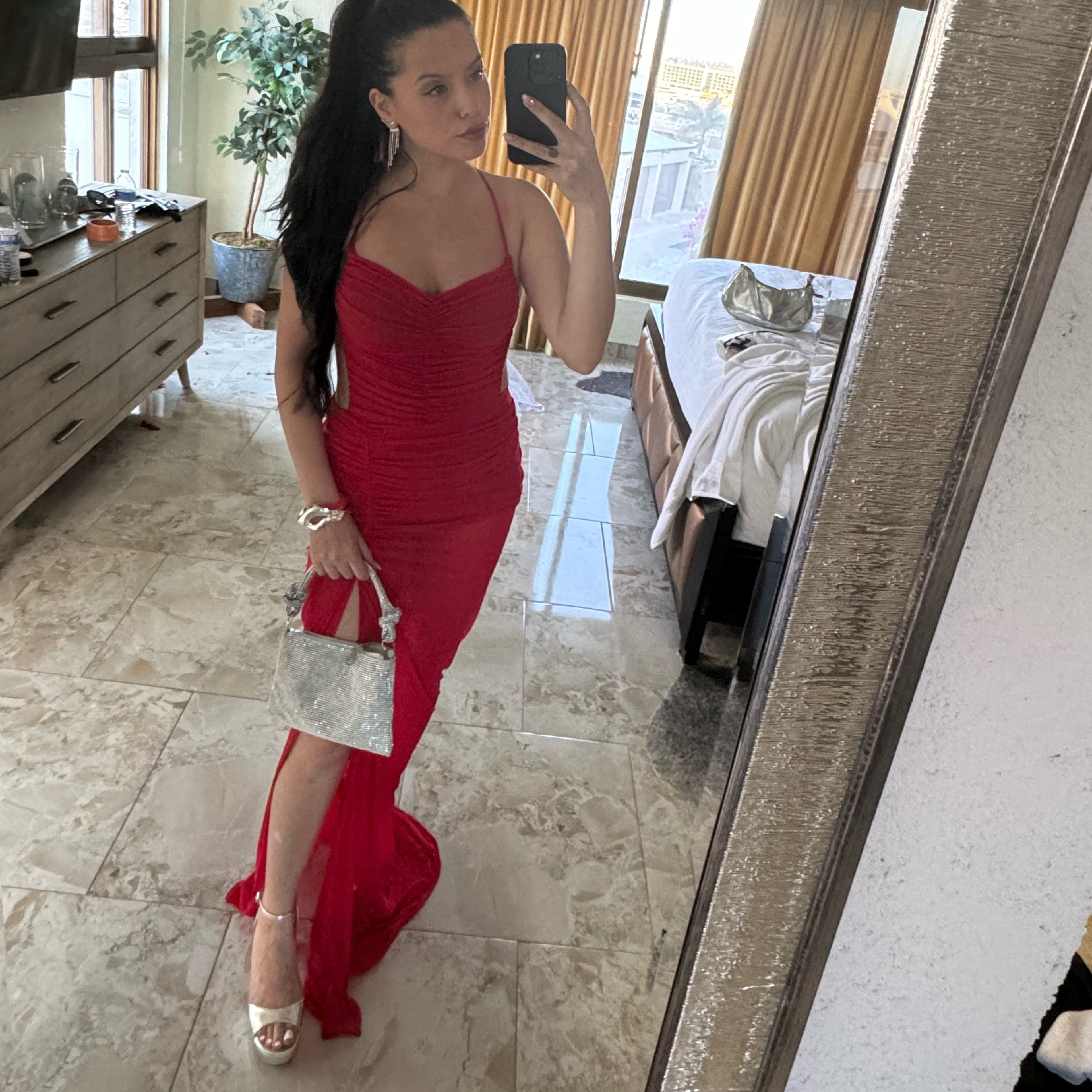 XRevolve Follie Red Gown - Image 2