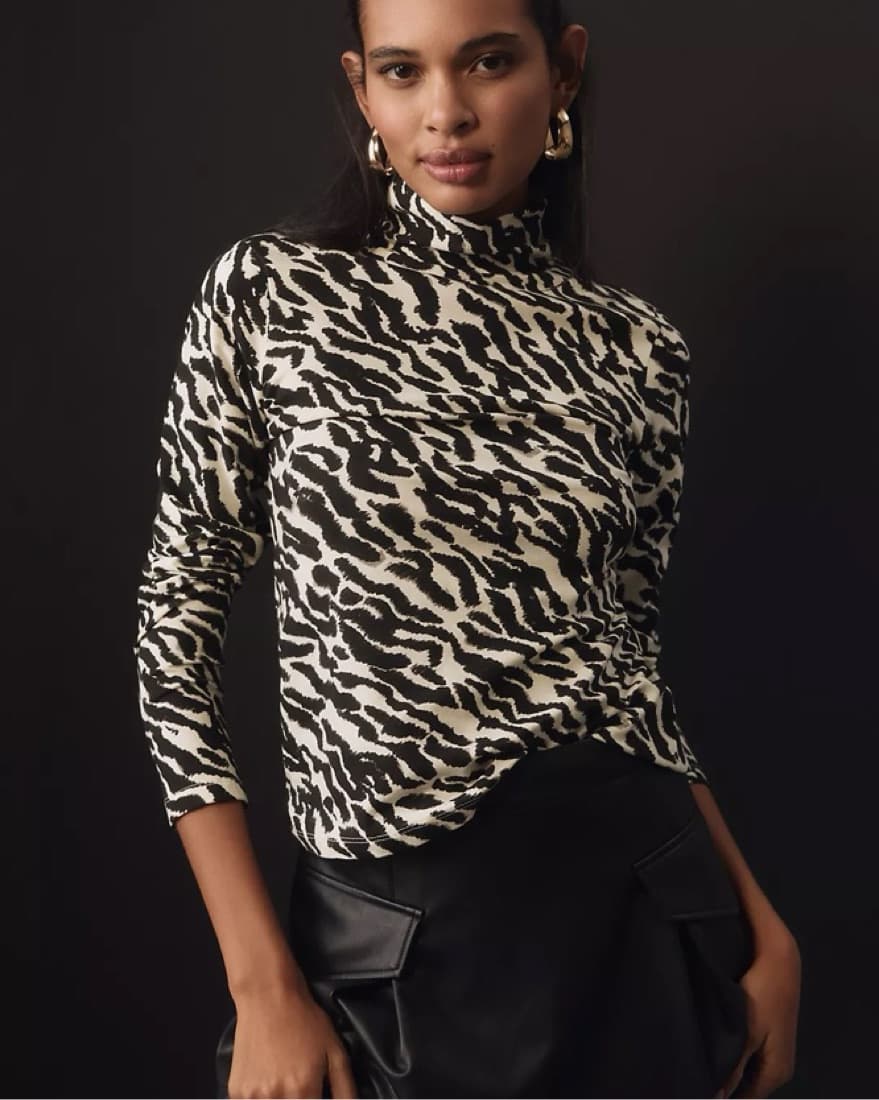 Cecilia Pettersson Printed Turtleneck - Image 1