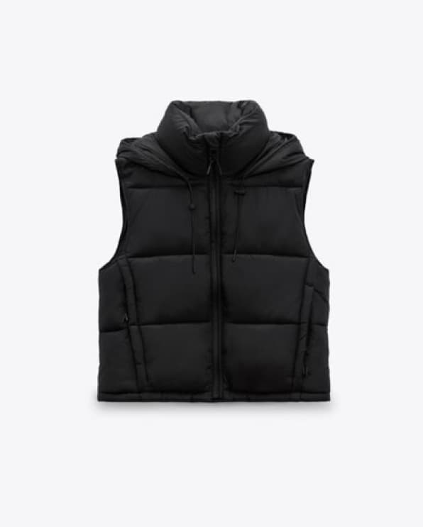 Zara Puffer Vest - Image 2