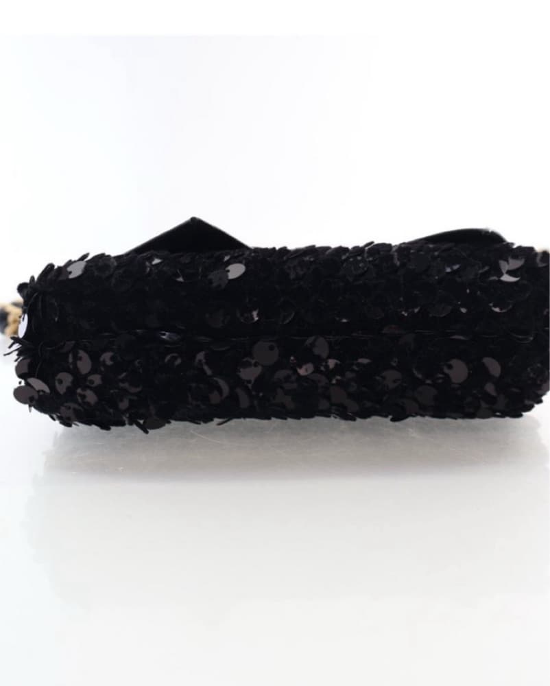 Chanel Sequin Bow Bag W Chain - Image 3