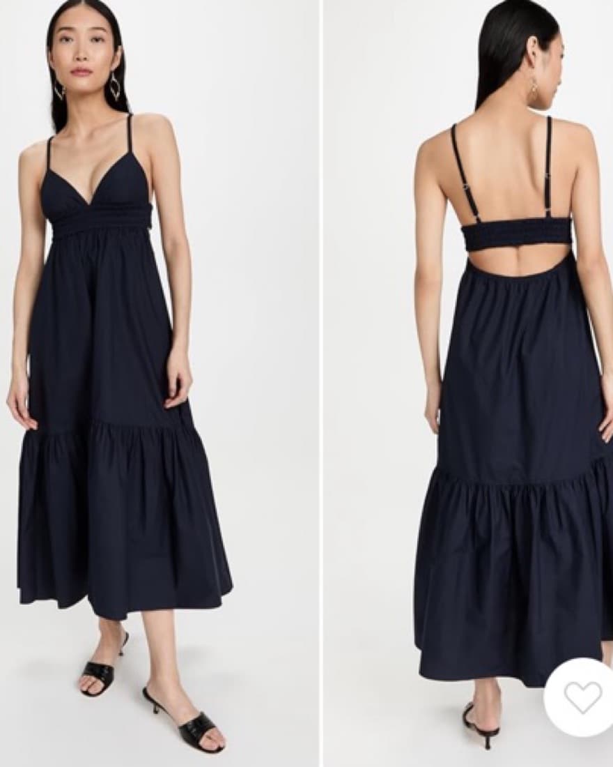 ALC Orange Midi Dress - Image 3