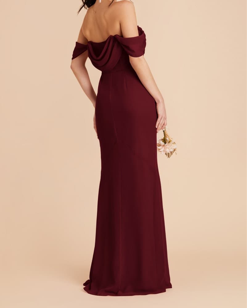 Birdy Grey Chiffon Bridesmaid Dress - Image 2