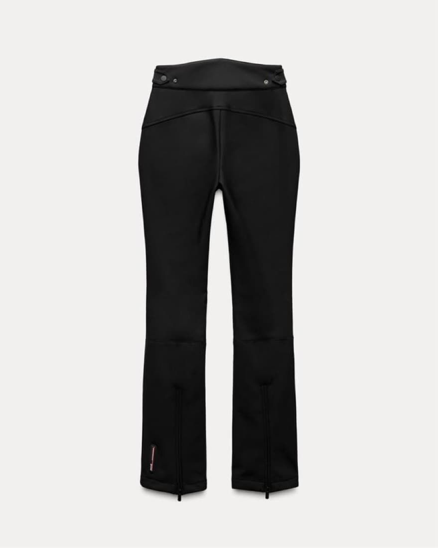 Black Slim Fit Ski Pants from Zara Ski - Image 3