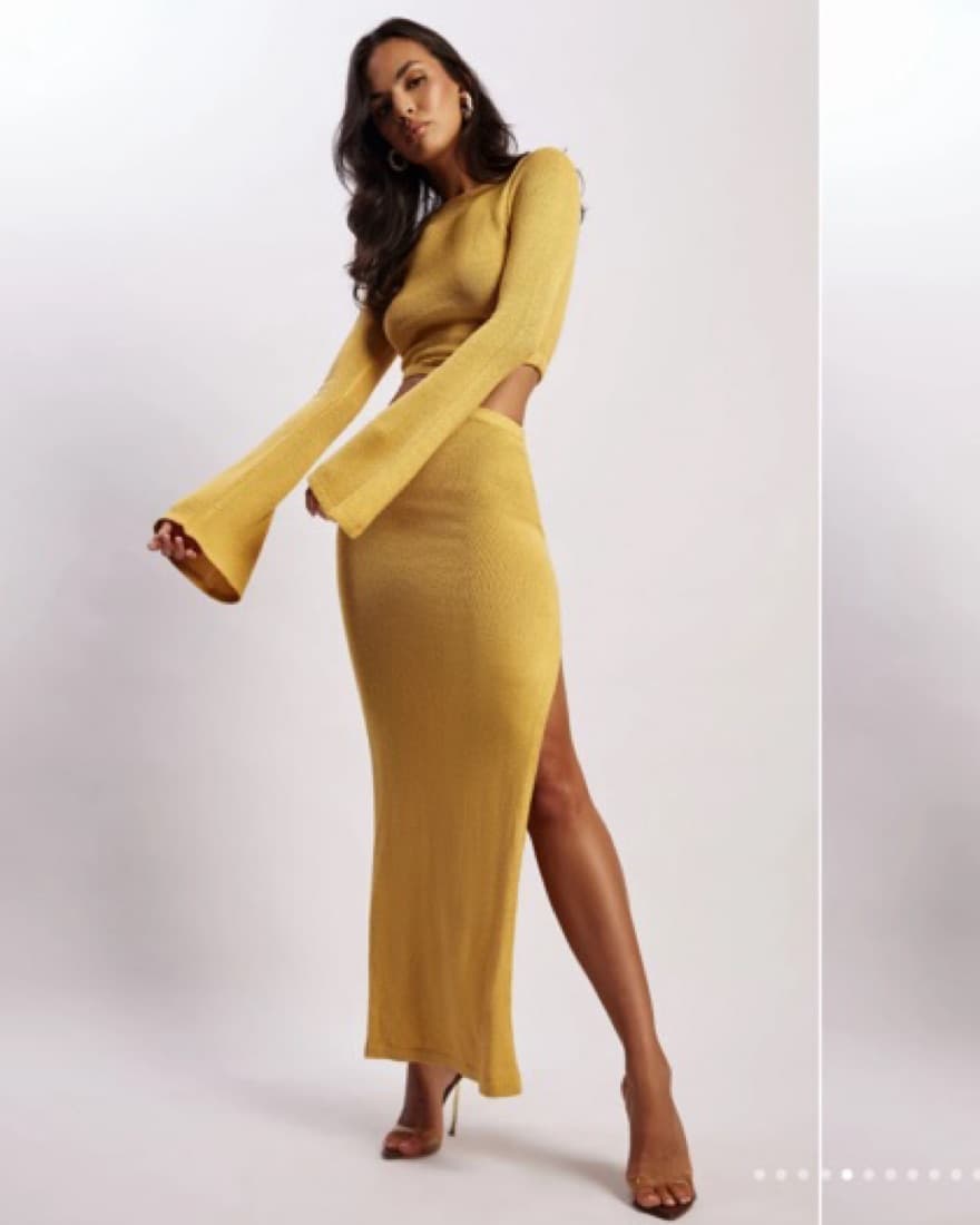 Yellow Beach/date Night Dress - Image 4