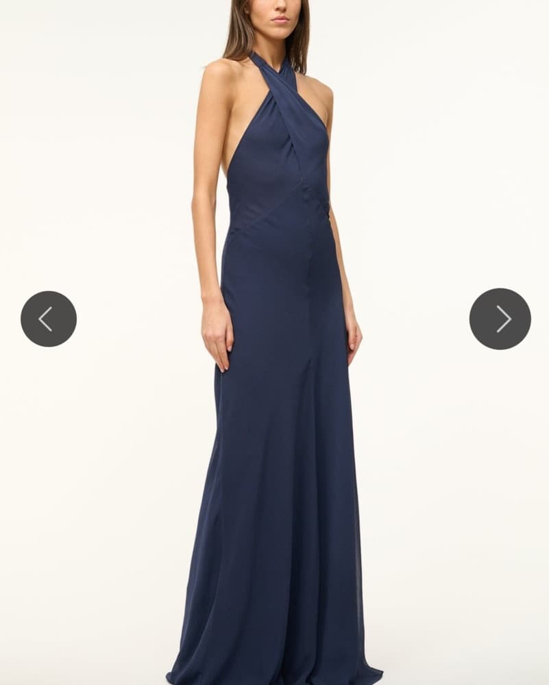 Elegant Navy Maxi Dress - Image 4