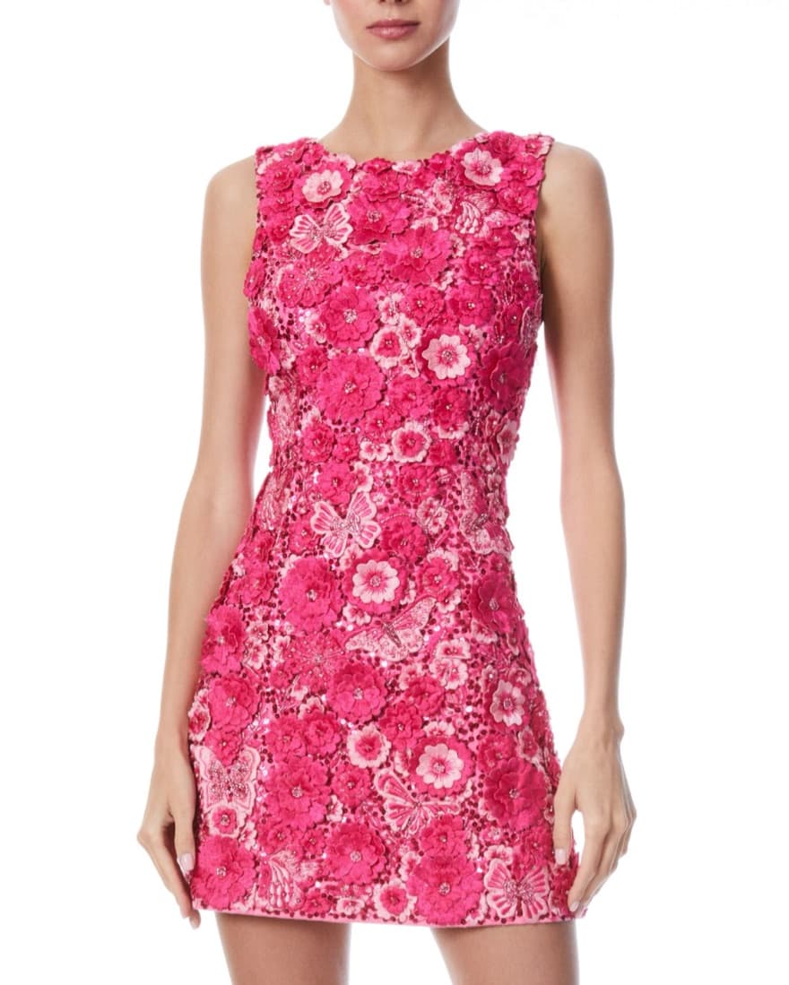 Alice + Olivia pink Lindsey Embellished  - Image 4