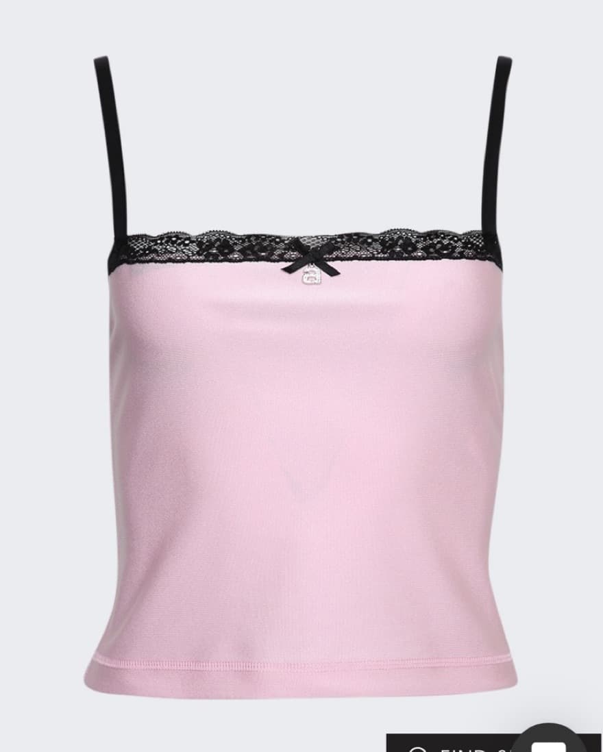 ALEXANDERWANG.T BANDEAU TOP WITH LACE TR - Image 1