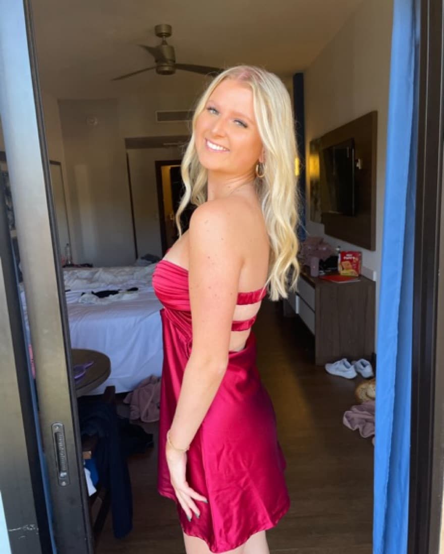 Shellie Mini Dress Red Princess Polly - Image 4