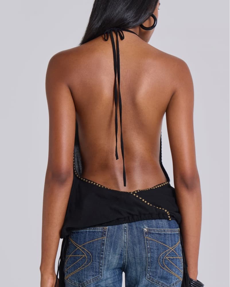 Jaded London Backless Studded Top - Image 5