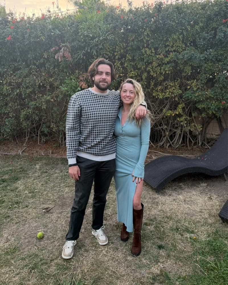 Free People Blue Long Sleeve Knit Dress - Image 2