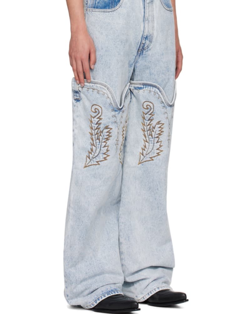 Y-Project Cowboy Cuff Jeans by Y Project | Pickle