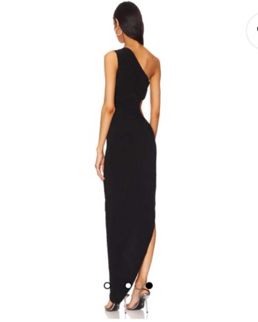 Norma Kamali Black Gown - Image 3