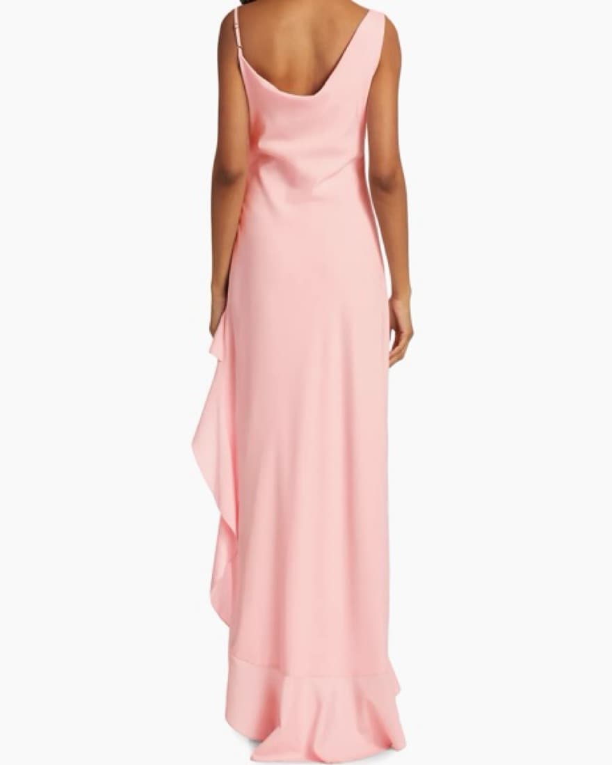 Azeeza Silk Cowl-Neck Gown - Image 5