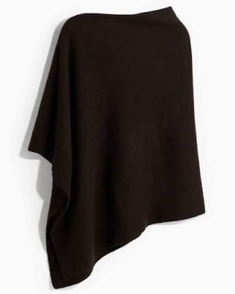 Cashmere Blend Poncho - Image 2