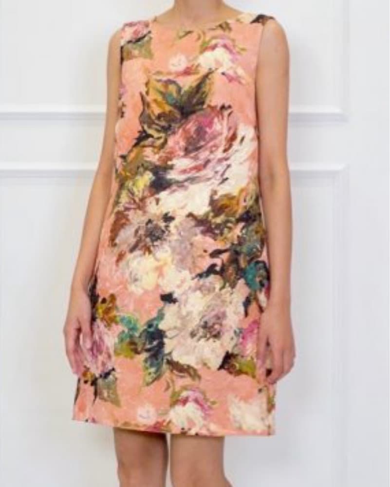 Dolce & Gabbana Vibrant Floral Midi Dress - Image 1