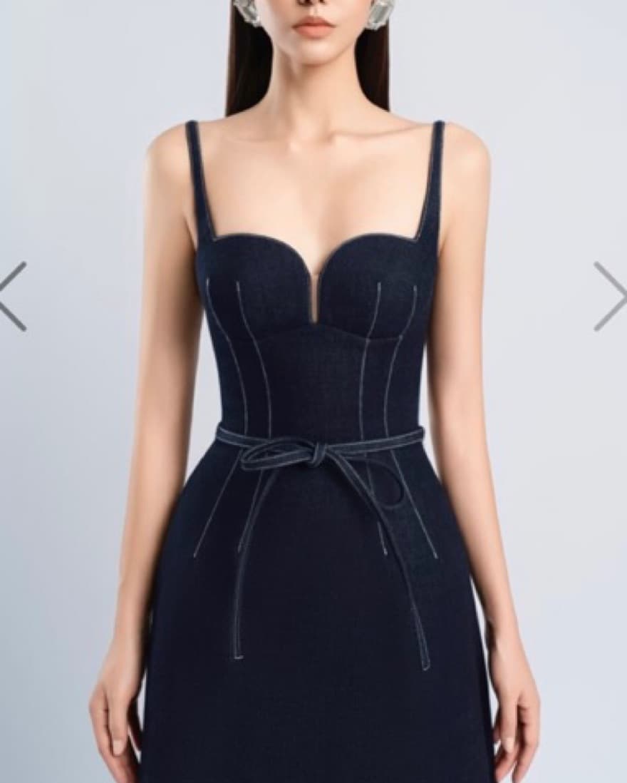 DeTHEIA Matilda Midi Demin Dress - Image 4