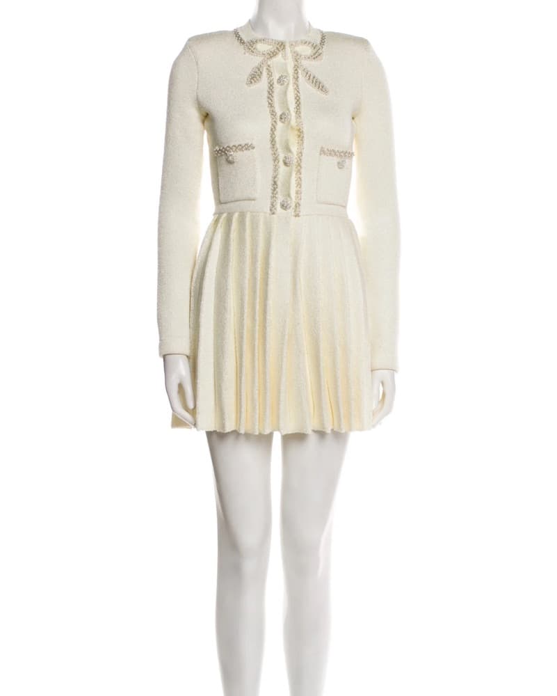 Self Portrait Embellished Crystal Dress  - Image 1