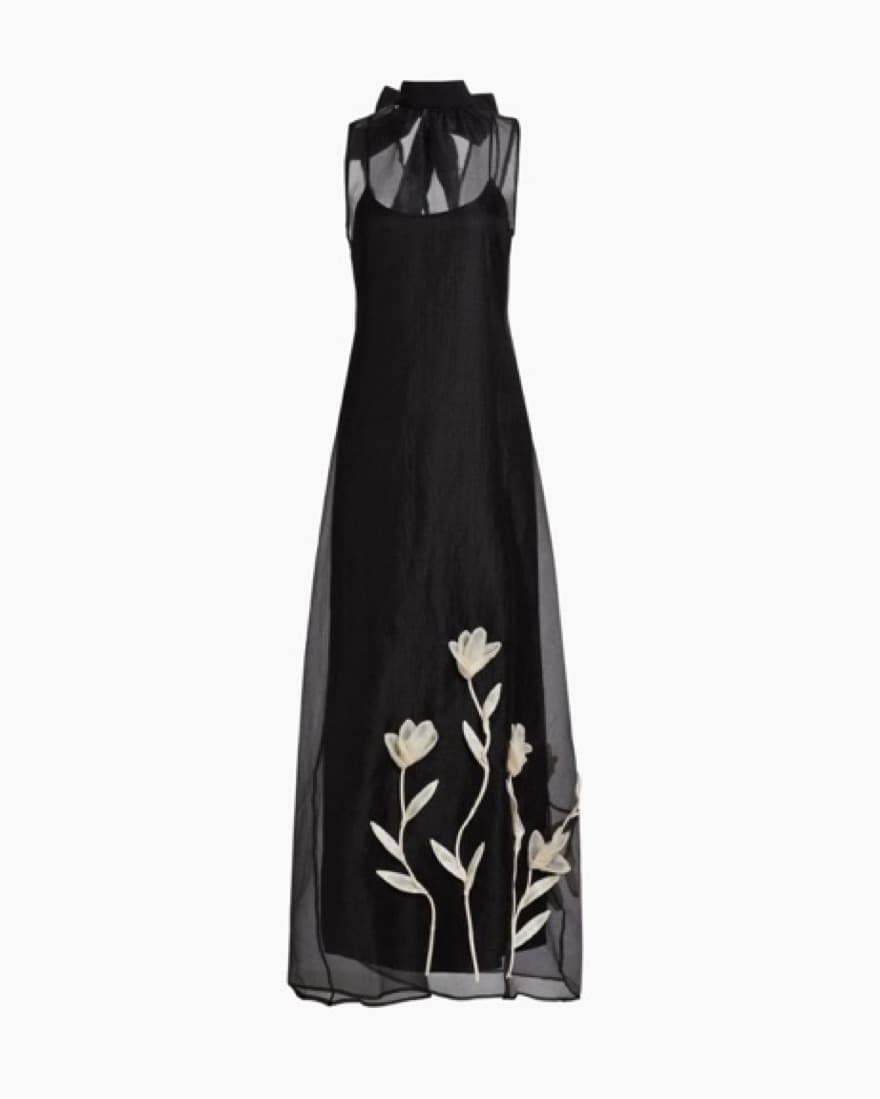 Staud Albee chiffon maxi dress  - Image 1