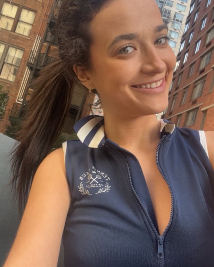 WeWoreWhat navy Tennis Dress - Image 1