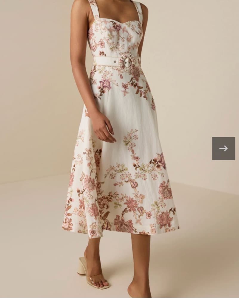 Hemant & Nandita Midi Dress - Image 1