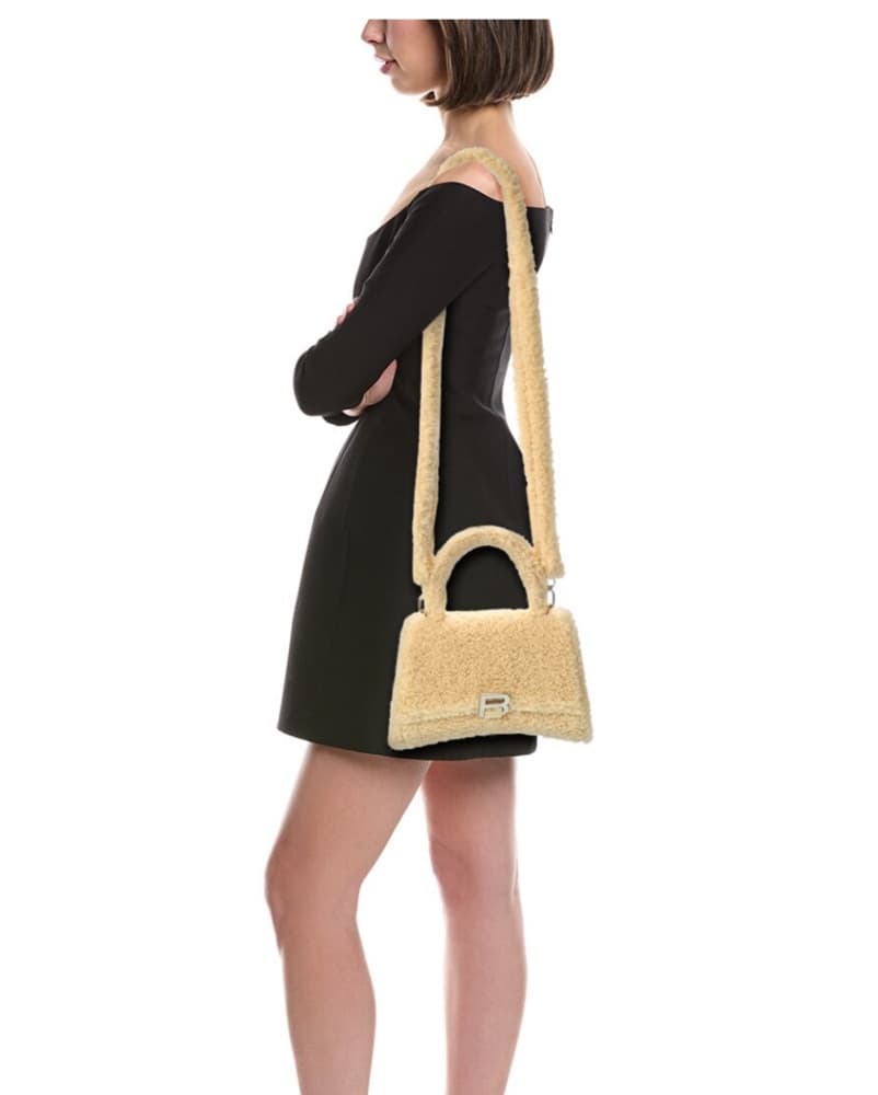 Balenciaga Shearling Hourglass Bag S - Image 4