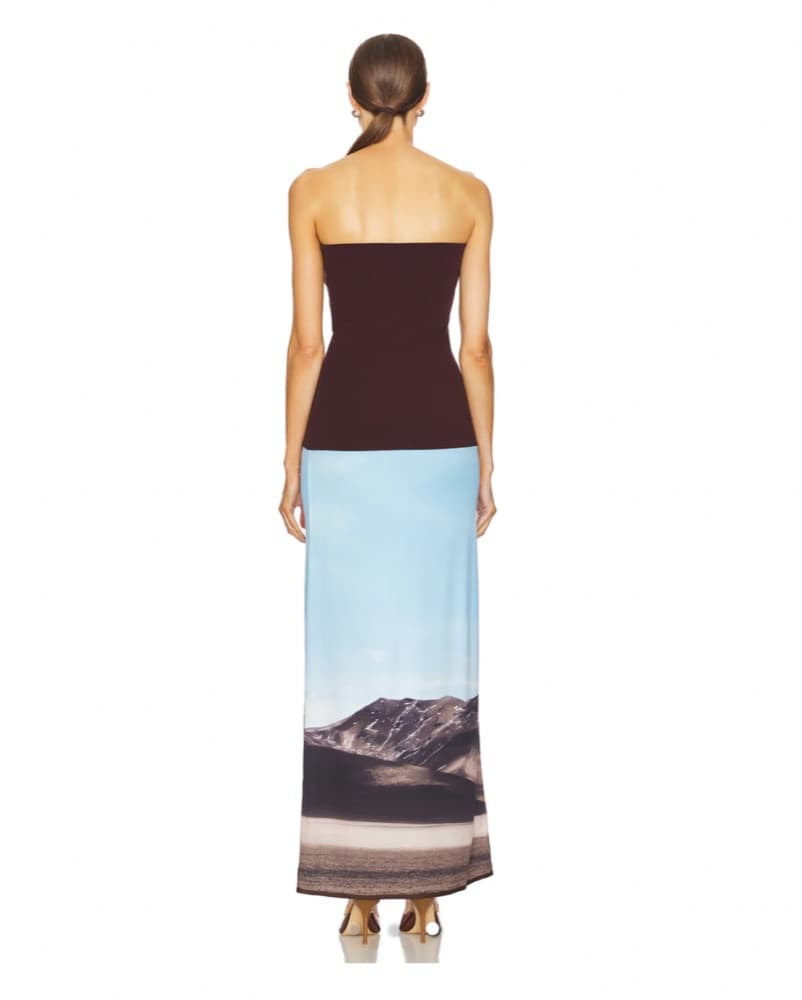 Aaizel Western Landscape Tube Dress - XS - Image 3