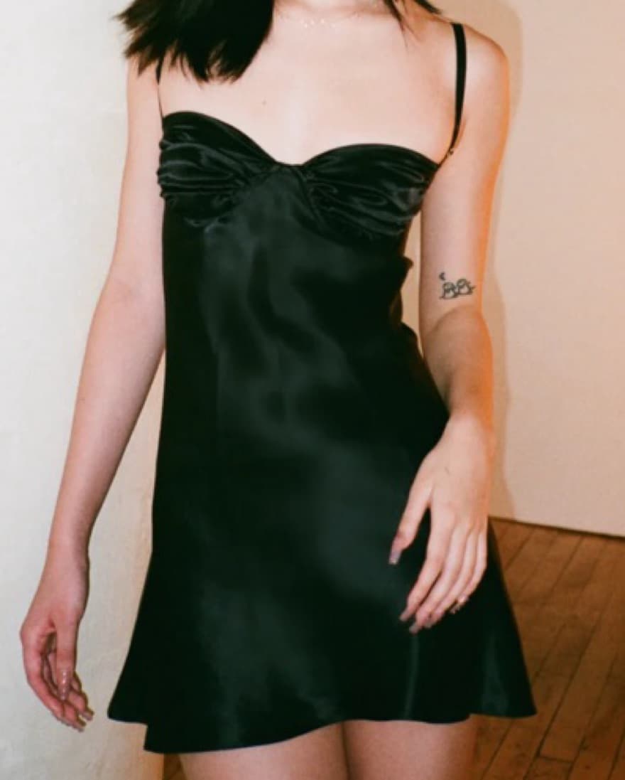 Black Two Bodies Dress  - Image 1