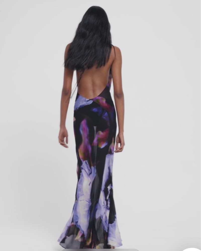 Rat And Boa Floral Viscose Dress  - Image 5
