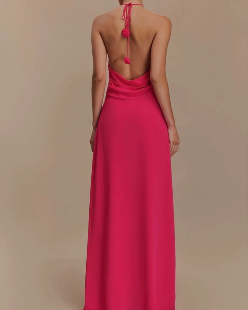 Cowl Neck Maxi Dress - Image 2